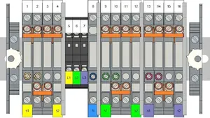 Phoenix Contact PXC-SKA 05 Test Disconnect Terminal Block 1144767