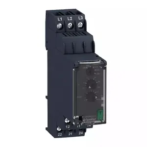 Реле контроля фаз Schneider Electric RM22TA33, 3-фазное, DPDT