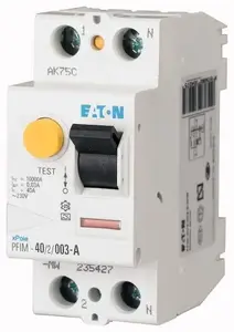 Дифференциальный выключатель Eaton PFIM-40/2/003-MW 2P 40A 30мА тип AC