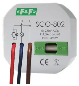 F&F SCO-802 Lighting Dimmer with Memory 230V AC 350W