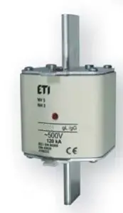 Плавкая вставка Eti-Polam WT-3/gG Kombi NH3 500A gG/gL