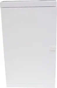 Sabaj Multialfa Surface-Mounted Multimedia Enclosure, Plastic, White Door, Latch