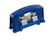 Pawbol E.4120P aizsargspailes 2x35mm2 zilas ar vāku TH35 sliedei