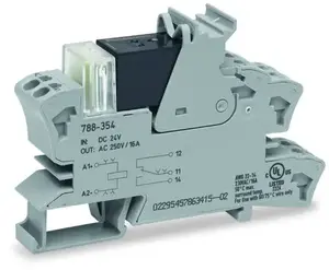 Wago 788-354 Relay Module Base 24V DC 16A Grey