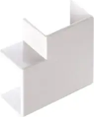 Elettrocanali plakanais stūris kabeļu kanāliem 100 x 60 mm, balts
