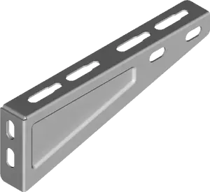Усиленный кронштейн Baks WW600 615x95 мм