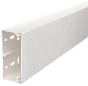 Obo Bettermann 6191142 Straight Cable Tray, PVC, 90x40 mm, 2 m, White