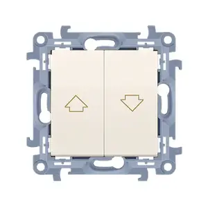 Kontakt-Simon CZW1.01/41 Single Shutter Switch 10A 250V White