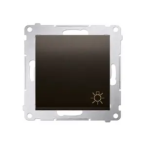 Kontakt-Simon DS1.01/46 Pushbutton Switch, 10A, 250V, Bronze