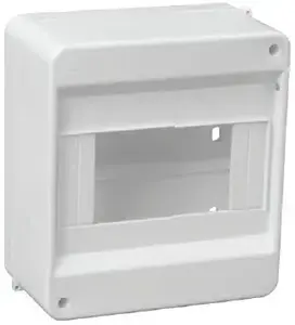 Pawbol S-6 Surface-Mounted Modular Distribution Board 1x6 with N+PE Terminals IP30