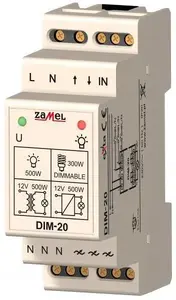 Zamel DIM-20 Lighting Dimmer 230V 40-500W