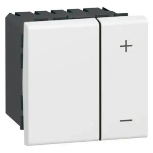 Кнопочный светорегулятор Legrand Mosaic 078404 40-600ВА 240В белый