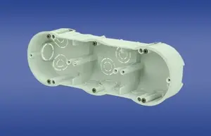 Тройная монтажная коробка для гипсокартона ELEKTROPLAST 60 мм