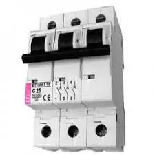 Автоматический выключатель Eti-Polam ETIMAT10 3P C 6A 10kA AC