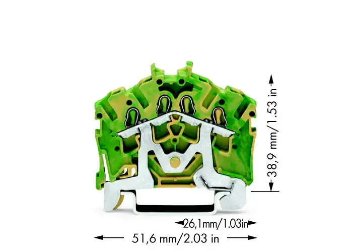 Wago 2002-6407 spailu bloks Photo 2