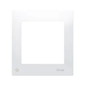 Kontakt-Simon DRK1/AB11 Single Frame for Simon 54 Series, Antibacterial, White
