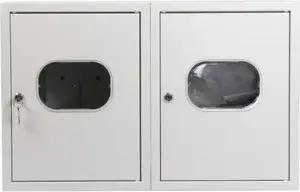 Sabaj Surface-Mounted Meter Cabinet for 2 Meters, 3-Phase, 24 Modules, IP31