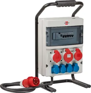 Переносной распределительный щит Brennenstuhl BSV 4/32 FS, 1xCEE 32A, 2xCEE 16A, 4x230V, IP44