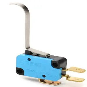 Promet T0-MK1KIM5 Microswitch, 1NO+1NC Changeover Contact, Long Bent Lever