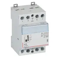 Модульный контактор Legrand 412518 40А 24В 4НО с ручным управлением