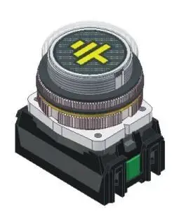 Promet W0-NEF30WP CZ LED Position Indicator Red-Yellow 24-230V AC/DC