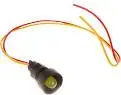 Simet 10mm Yellow Signal Lamp