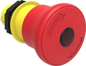 Оператор кнопки аварийной остановки LOVATO Electric LPCBL6644, красный, поворот для разблокировки, с подсветкой