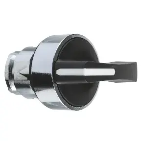 Schneider Electric ZB4BJ5 3-Position Selector Switch Operator, Black, IP69