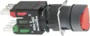 Кнопка управления Schneider Electric XB6AA45B 16 мм, 1НО+1НЗ, с самовозвратом, красная, IP65