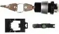 Spamel ST22-SAA-10 2-Position Key Switch 22mm Black 1NO Maintained
