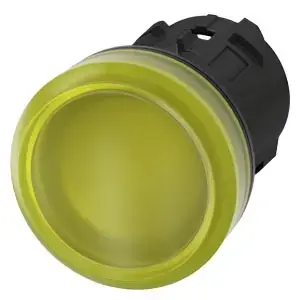 Сигнальная лампа Siemens 3SU1001-6AA30-0AA0, 22 мм, желтая
