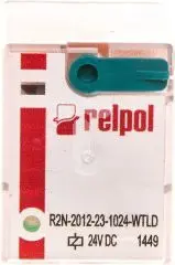 Relpol Miniature Industrial Relay 2P 24V DC 860399