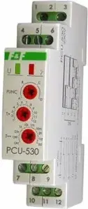 F&F PCU-530 10-Function Time Relay 3xNO/NC 100-264V AC/DC