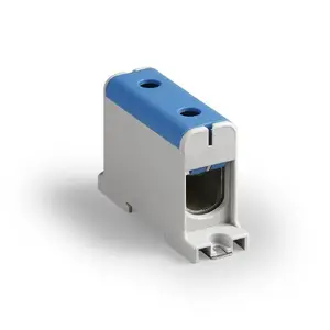 Ensto CLAMPOPRO KE63.2 Single-Pole Terminal Block Blue for Al/Cu Conductors 35-150mm2