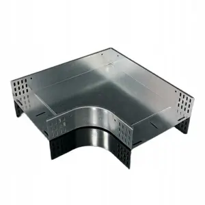 Kopos 90-degree cable tray bend 60x50 mm, Sendzimir galvanized