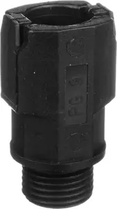 Ergom Polyamide Cable Gland for Protective Conduits PG9 IP54 Black FD 9 BK