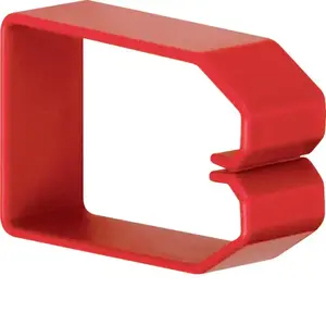 Hager HN750503 kabeļu skava, sarkana, ABS plastmasa un polikarbonāts