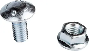 Baks SGK M8x16 Mushroom Head Screw with Serrated Flange Nut