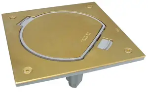 Пустая вставка для короба Kontakt-Simon Connect K45 с латунной крышкой