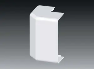 Kopos EKD External Corner Cover 80 x 40mm White
