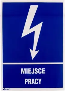 ANRO brīdinājuma zīme Darba vieta
