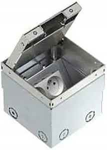 Bettermann UDHOME2 GVN Floor Box with 2x M45 VDE NF 16A Sockets and Solid Cover