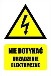ANRO Warning Sign Do Not Touch Electrical Device 148 x 210 mm