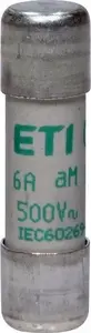 Eti-Polam CH10x38 aM Cylindrical Fuse Link 6A 500V