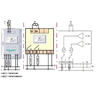 Schneider Electric Climasys CC elektroniskais higrotermostats Photo 2