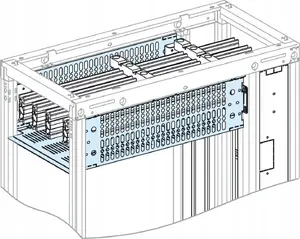 Schneider Electric Prisma Plus System P 2. formas priekšējais panelis 400mm horizontālajām kopnēm LVS04974