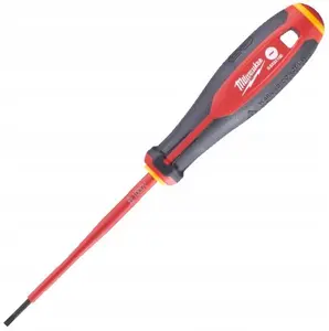 MILWAUKEE VDE Slotted Screwdriver 0.5x3x100mm