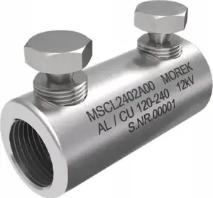 MOREK MSCL240 Screw Connector for Al/Cu Conductors 120-240mm² 12kV with 2 Shear-off Bolts
