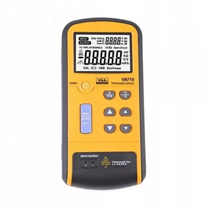 Słowik VA710 termopāru procesa kalibrators, VA710