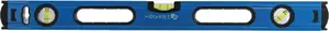 Högert Technik Spirit Level 200 cm, 3 Vials, Accuracy 0.5 mm/m, 1.0 mm Profile